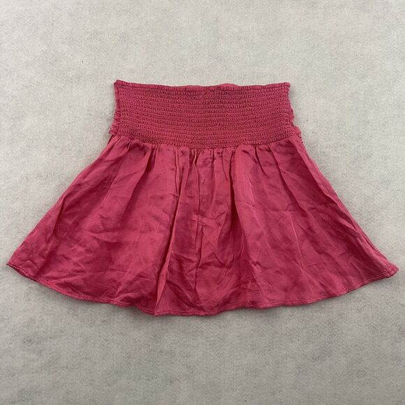Aerie Ribbed Mini Skirt Womens Size XS Pink NEW MSRP $49.95 - Picture 4 of 8